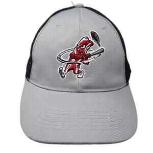 APC Macon Bacon Baseball Cap Gray One Size Embroidered Mascot Adjustable Hat